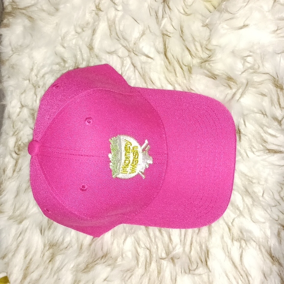 Pink Money Wash Dad Hat - Picture 1 of 4